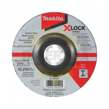 Disco abrasivo para desbaste X-LOCK E-00424 Makita